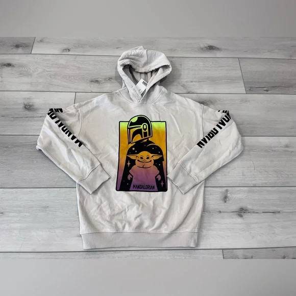 H&M Shirts Tops Hm Star Wars Mandalorian Hoodie Nwt Youth